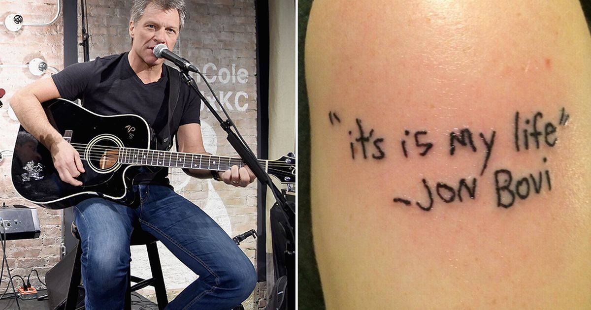 Jon Bon Jovi's tattoos